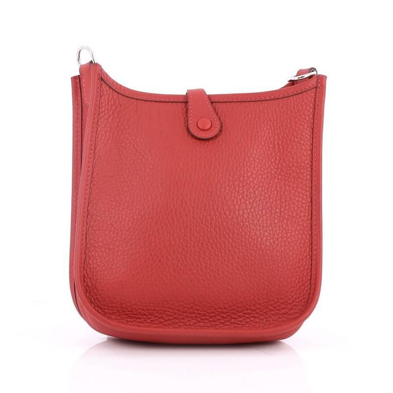 Hermes Evelyne Crossbody Gen III Clemence TPM In Good Condition In NY, NY