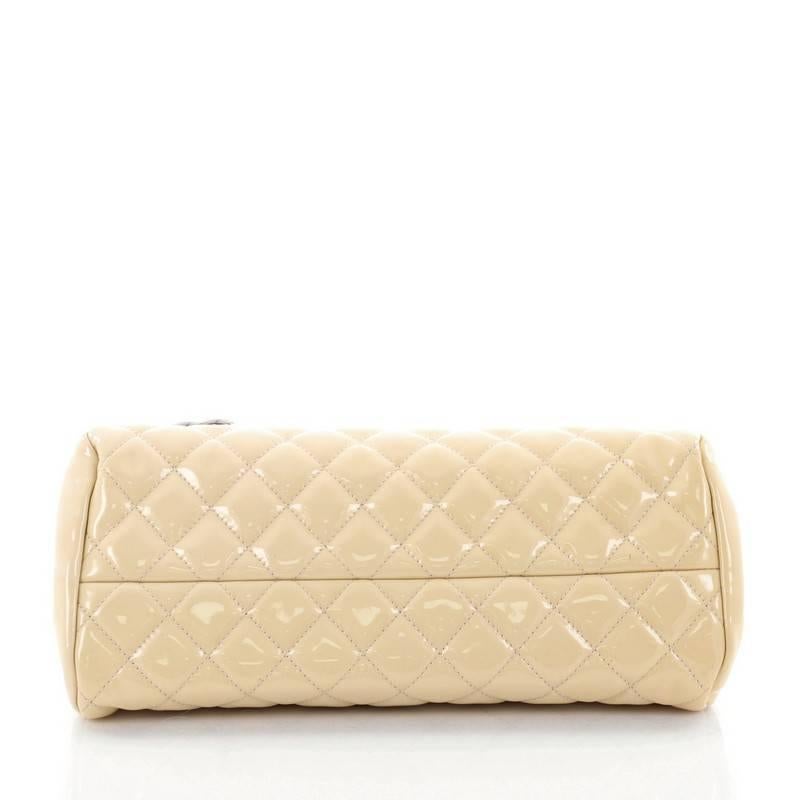 Women's Chanel Just Mademoiselle Handbag Quilted Patent Small
