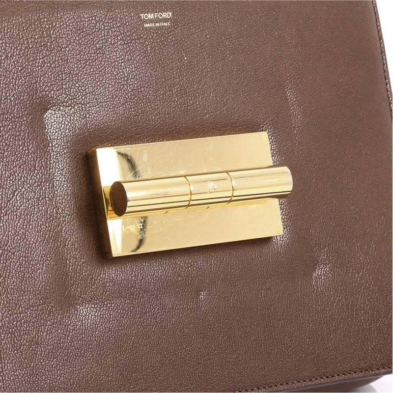 Women's or Men's Tom Ford Natalia Convertible Clutch Leather Large
