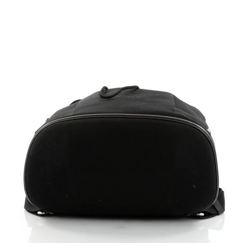 Black Louis Vuitton Geant Pionnier Backpack Limited Edition Canvas