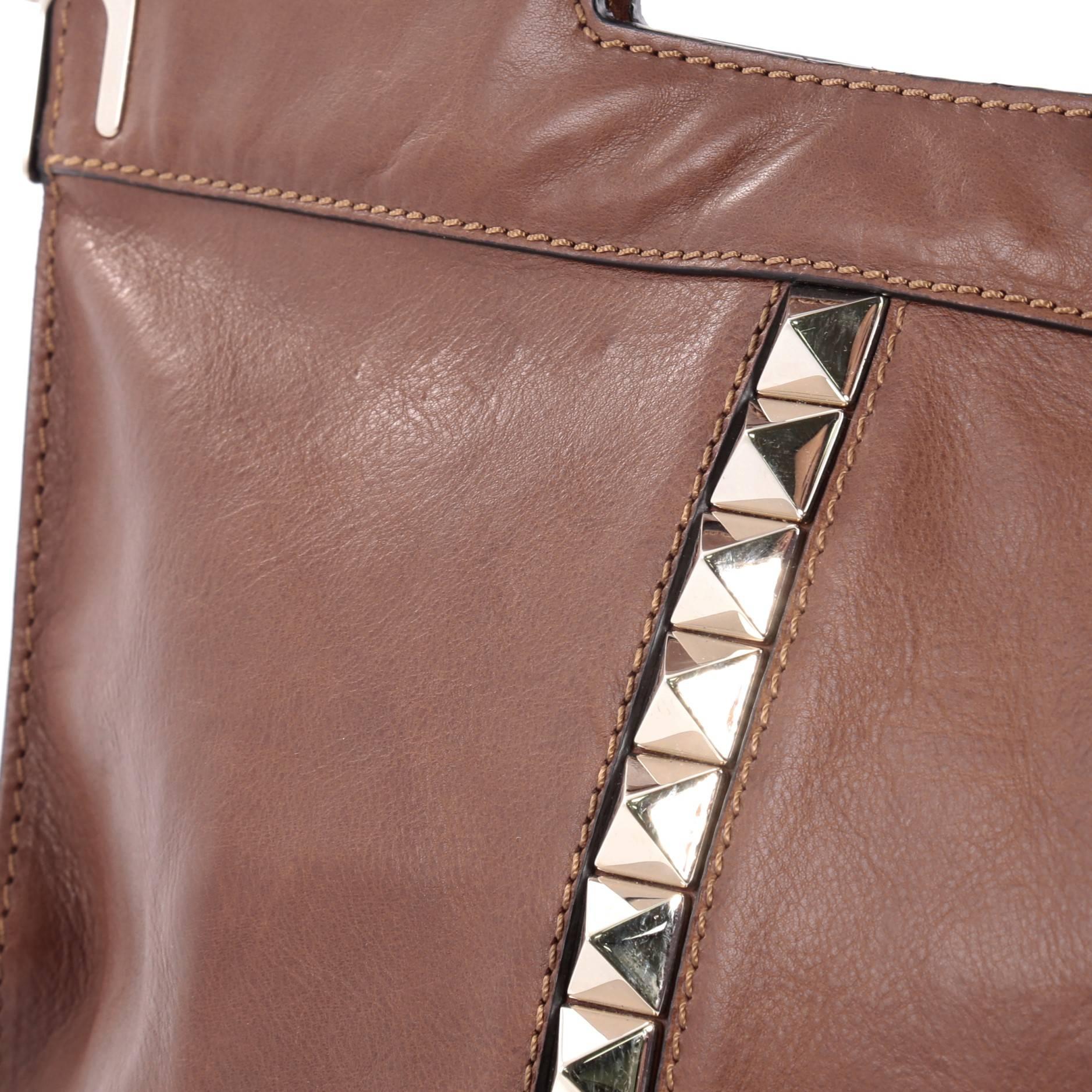 Valentino Glam Lock Convertible Medium Shoulder Bag Leather  1