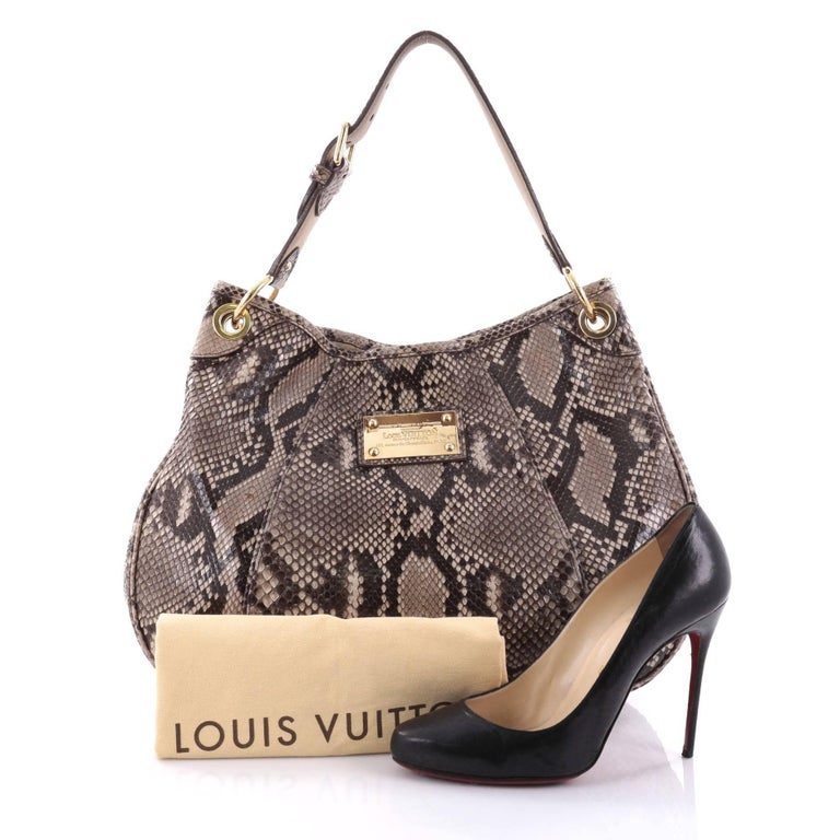 Louis Vuitton Galliera Handbag Smeralda Python PM at 1stdibs