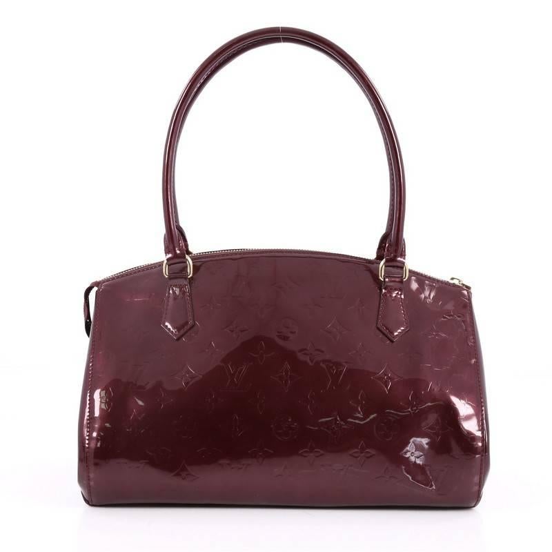 Louis Vuitton Sherwood Handbag Monogram Vernis GM In Good Condition In NY, NY