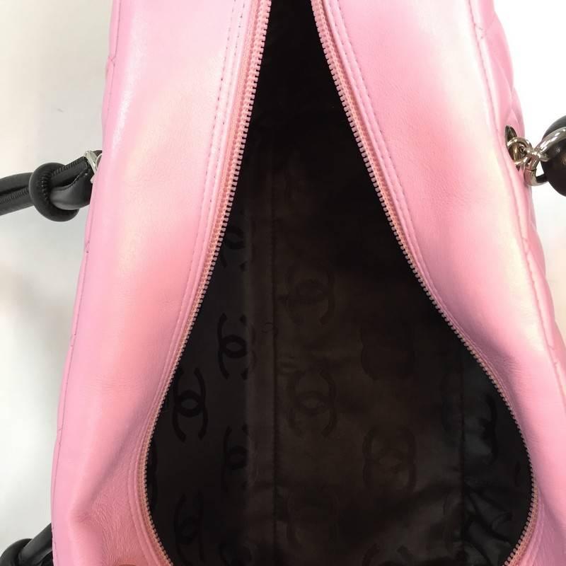 chanel cambon tote pink
