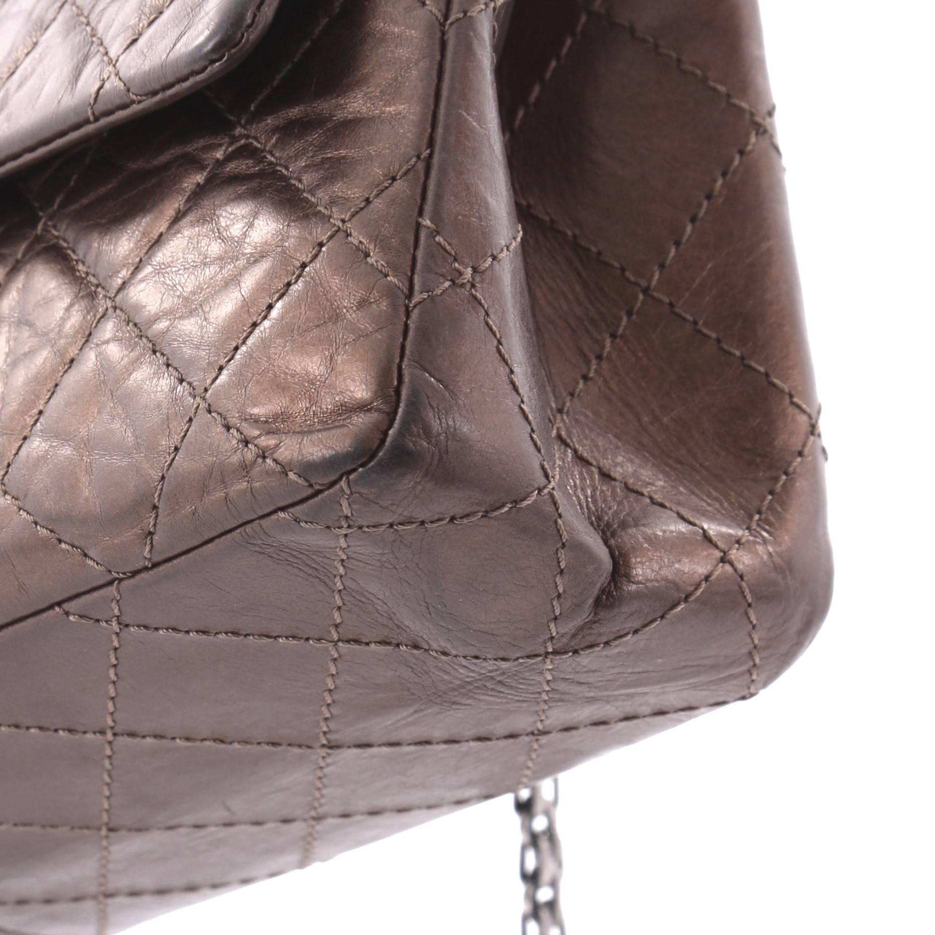Chanel Reissue 2.55 Handbag Quilted Aged Calfskin 226 4