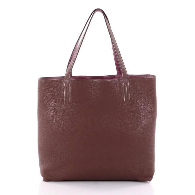 Hermes Double Sens Tote Clemence 45 1