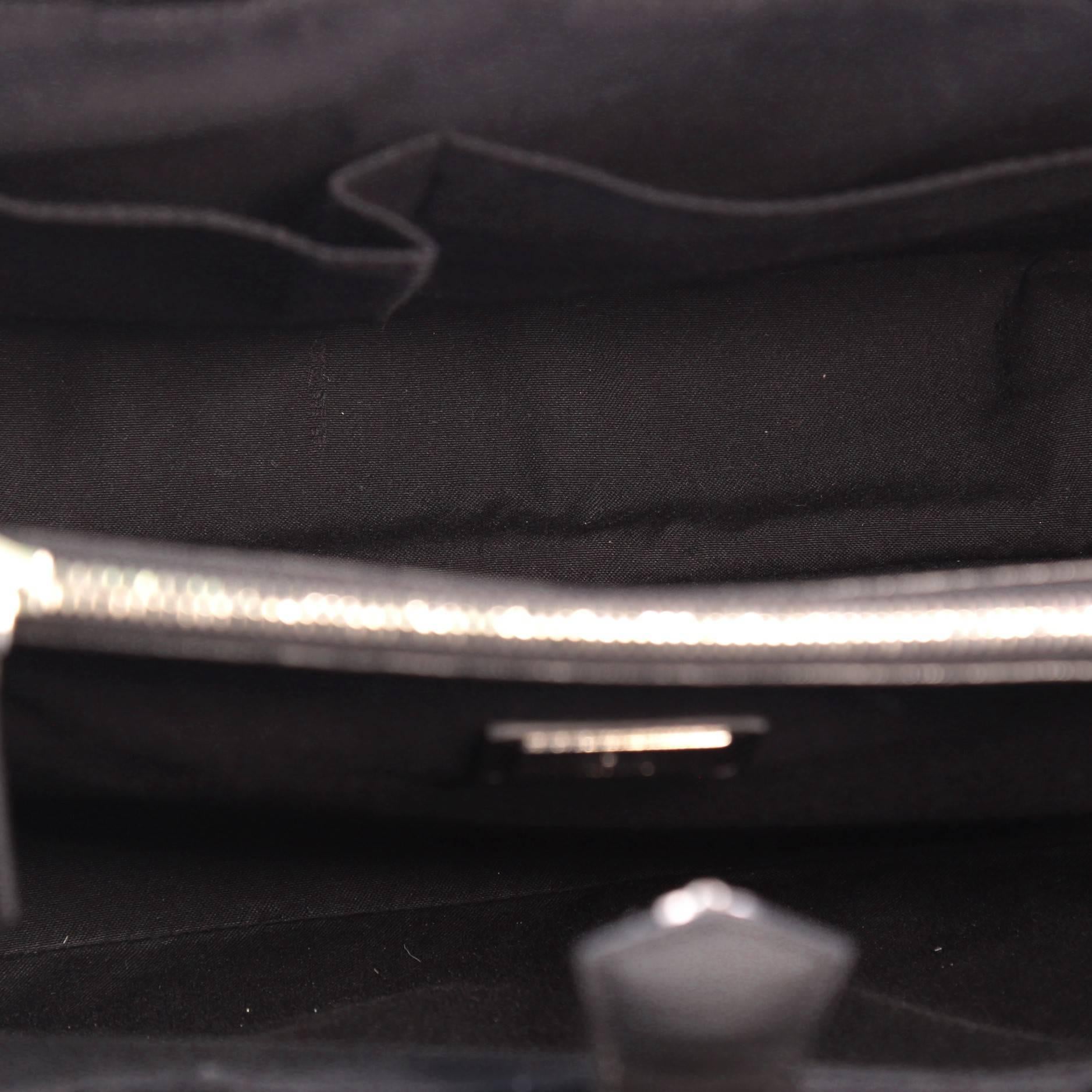 Black Fendi 2Jours Monster Handbag Leather Medium