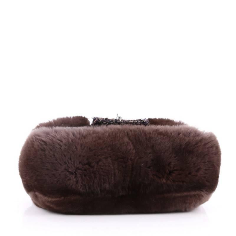 chanel bag fur