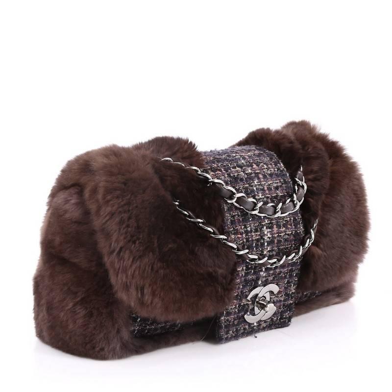 fluffy chanel bag