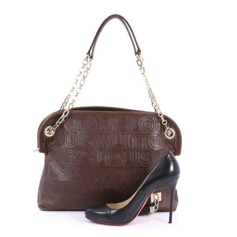 Louis Vuitton Limited Edition Paris Souple Wish Bag Leather at 1stDibs |  limited edition paris bag
