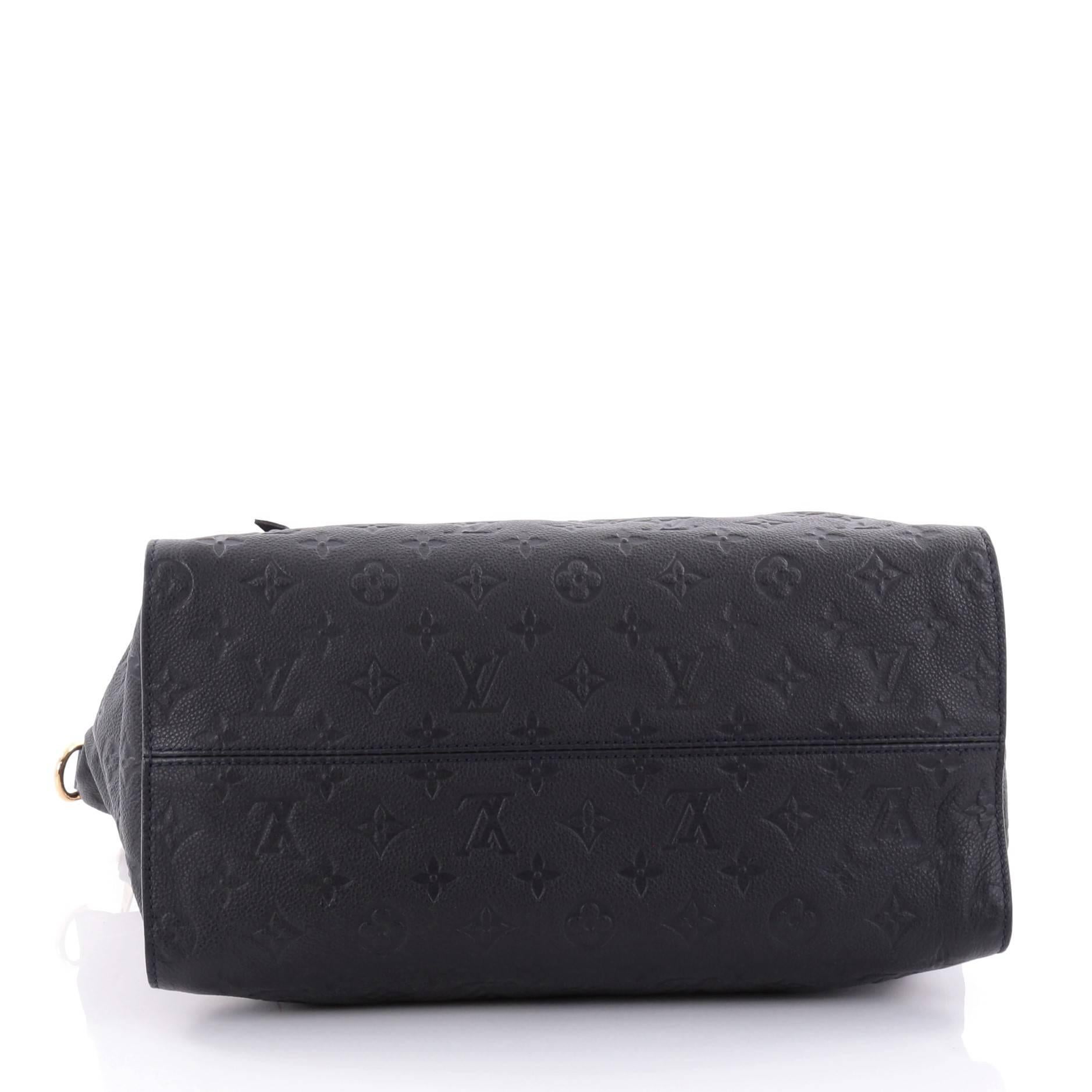 Women's or Men's Louis Vuitton Lumineuse Handbag Monogram Empreinte Leather PM