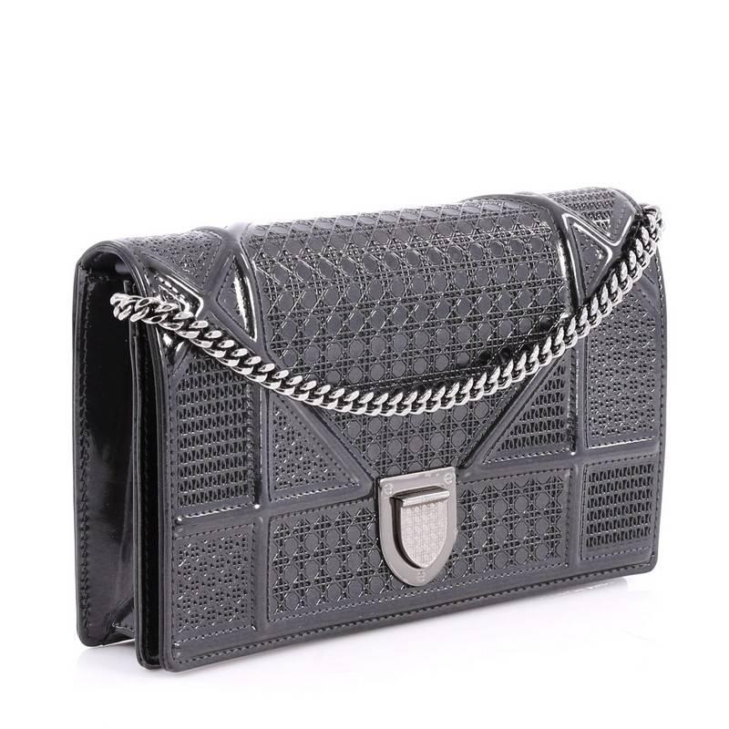dior monogram wallet on chain