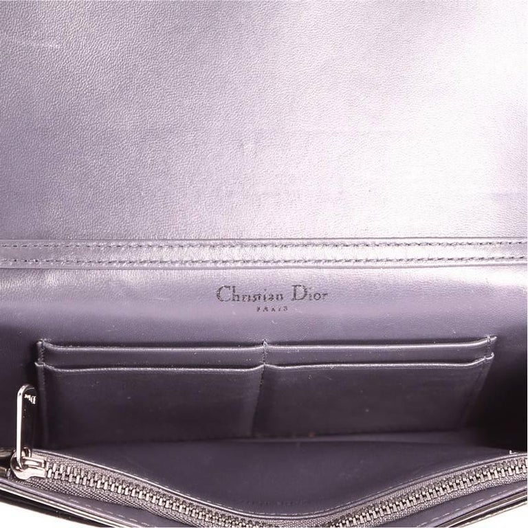 Christian Dior Diorama Wallet on Chain Cannage Embossed Calfskin at
