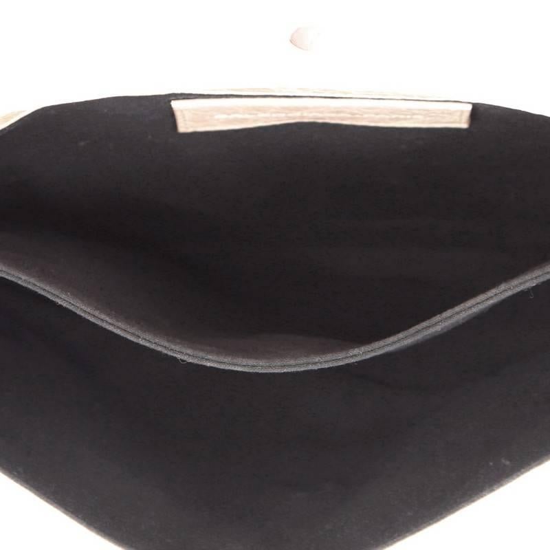 Women's or Men's Balenciaga Envelope Clutch Covered Giant Brogues Leather