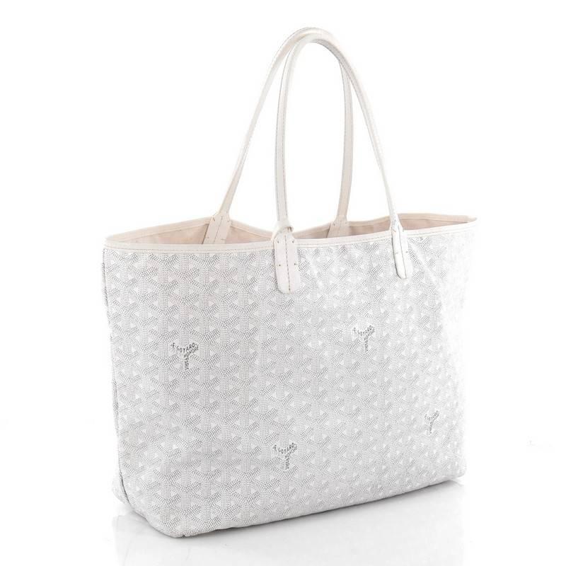 Gray Goyard St. Louis Tote Coated Canvas PM