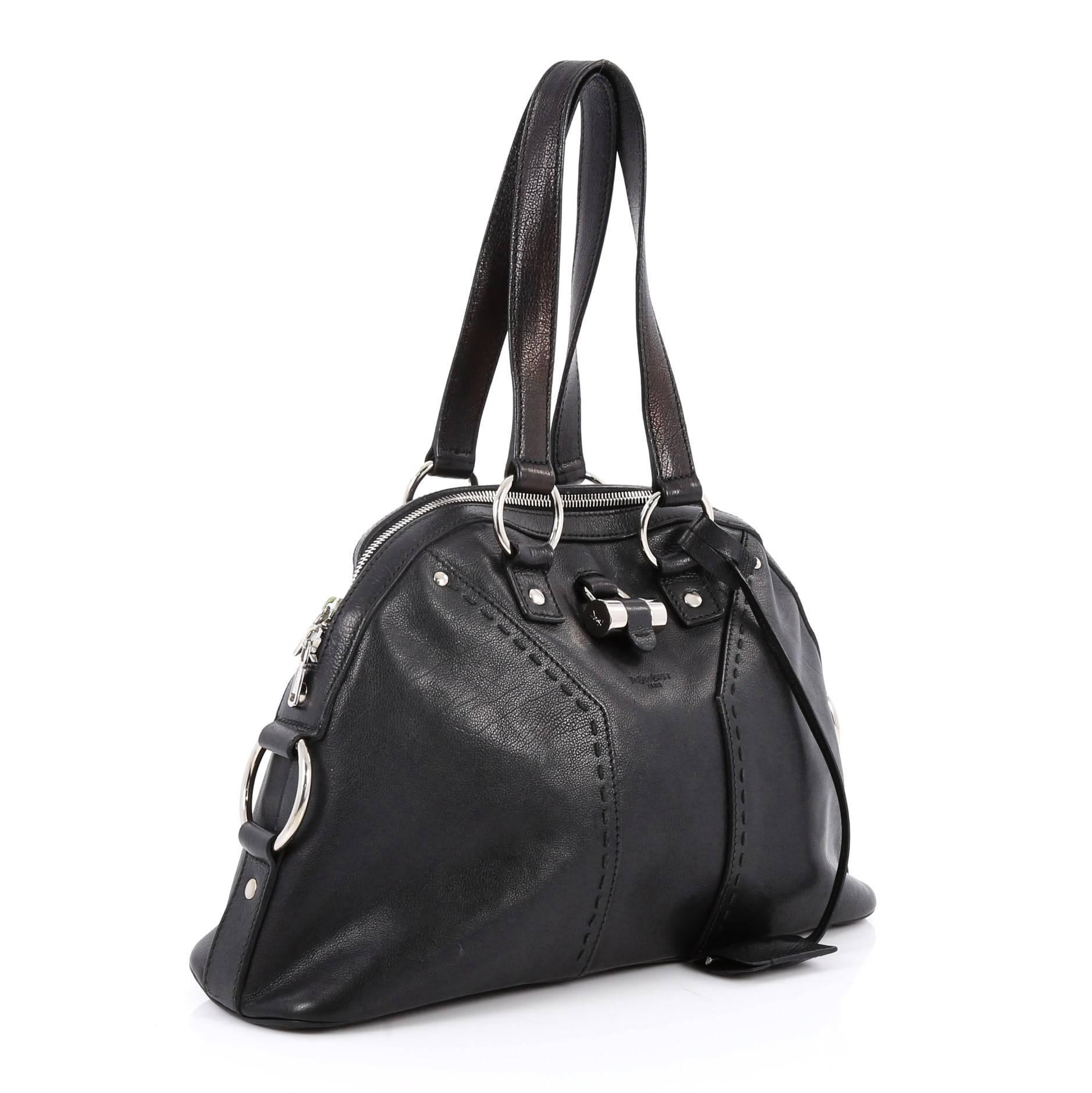 Black Saint Laurent Muse Shoulder Bag Leather Medium