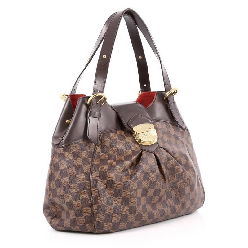 Gray Louis Vuitton Sistina Handbag Damier GM