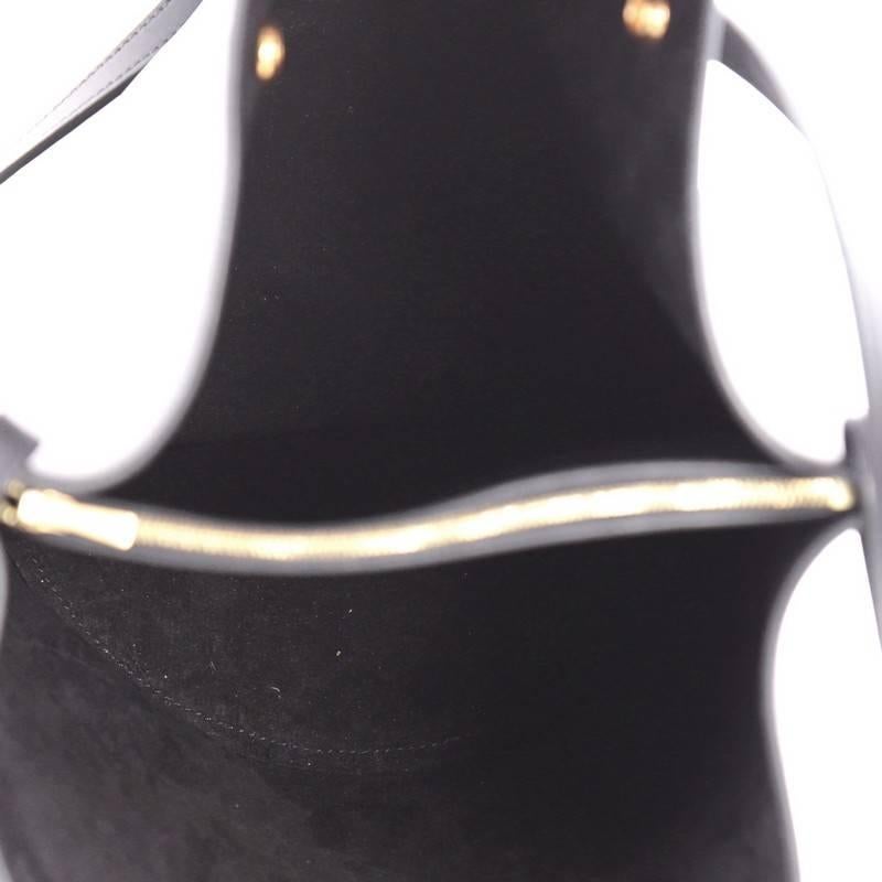 Celine Pinched Bag Leather Medium In Good Condition In NY, NY