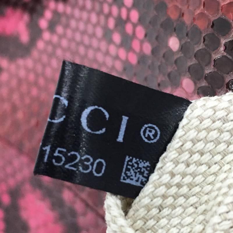 Gucci Soho Clutch Python 3