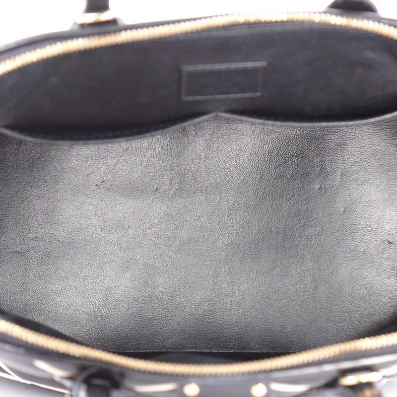 Louis Vuitton Alma Handbag Malletage Leather PM 1