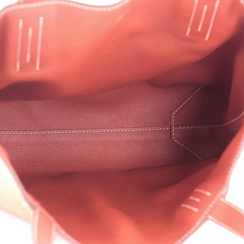 Hermes Double Sens Tote Clemence and Swift 36 1