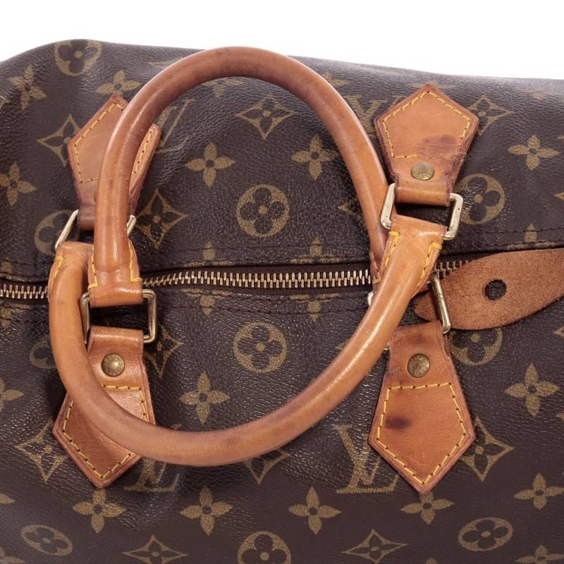 Louis Vuitton Speedy Handbag Monogram Canvas 30 2