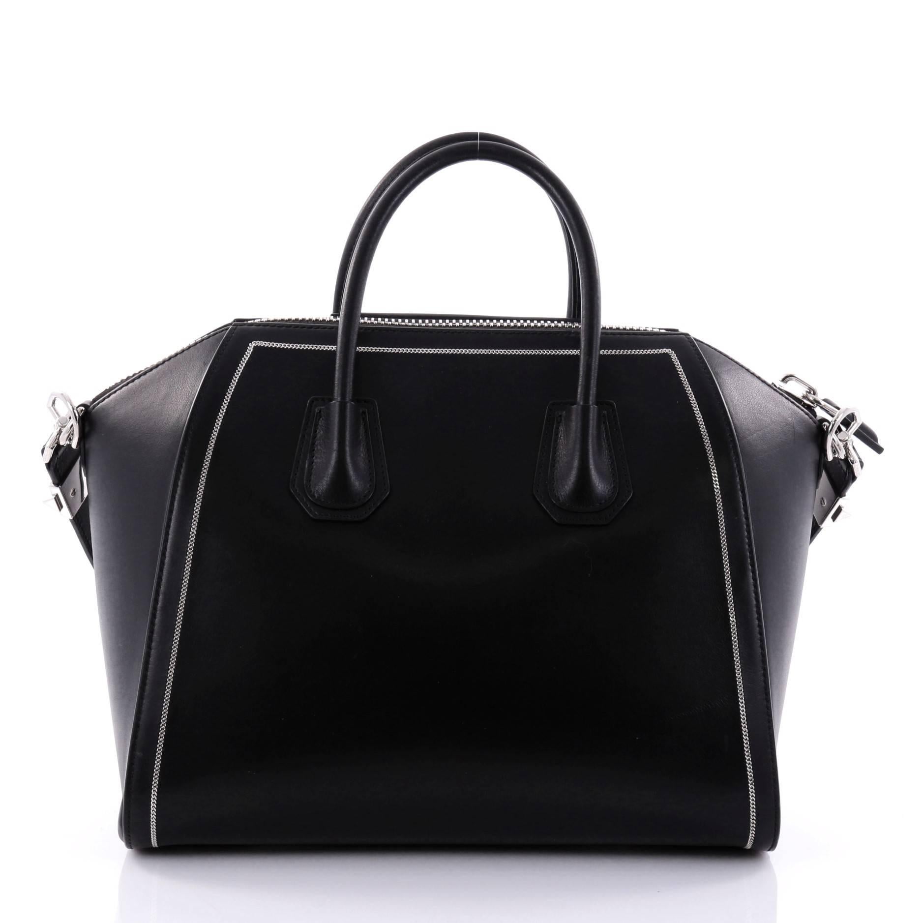 Women's or Men's Givenchy Antigona Bag Leather with Chain Detail Medium