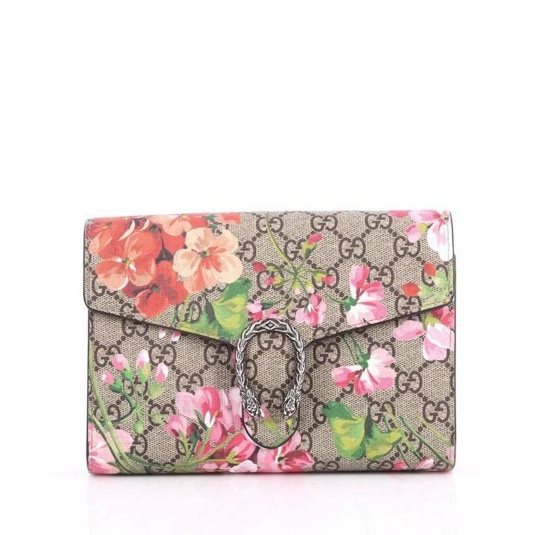 Auth GUCCI Compact Wallet Canvas Flower Print Flora Limited Edition 577347  GG FS