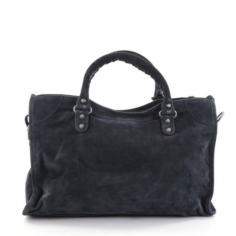 balenciaga classic city suede