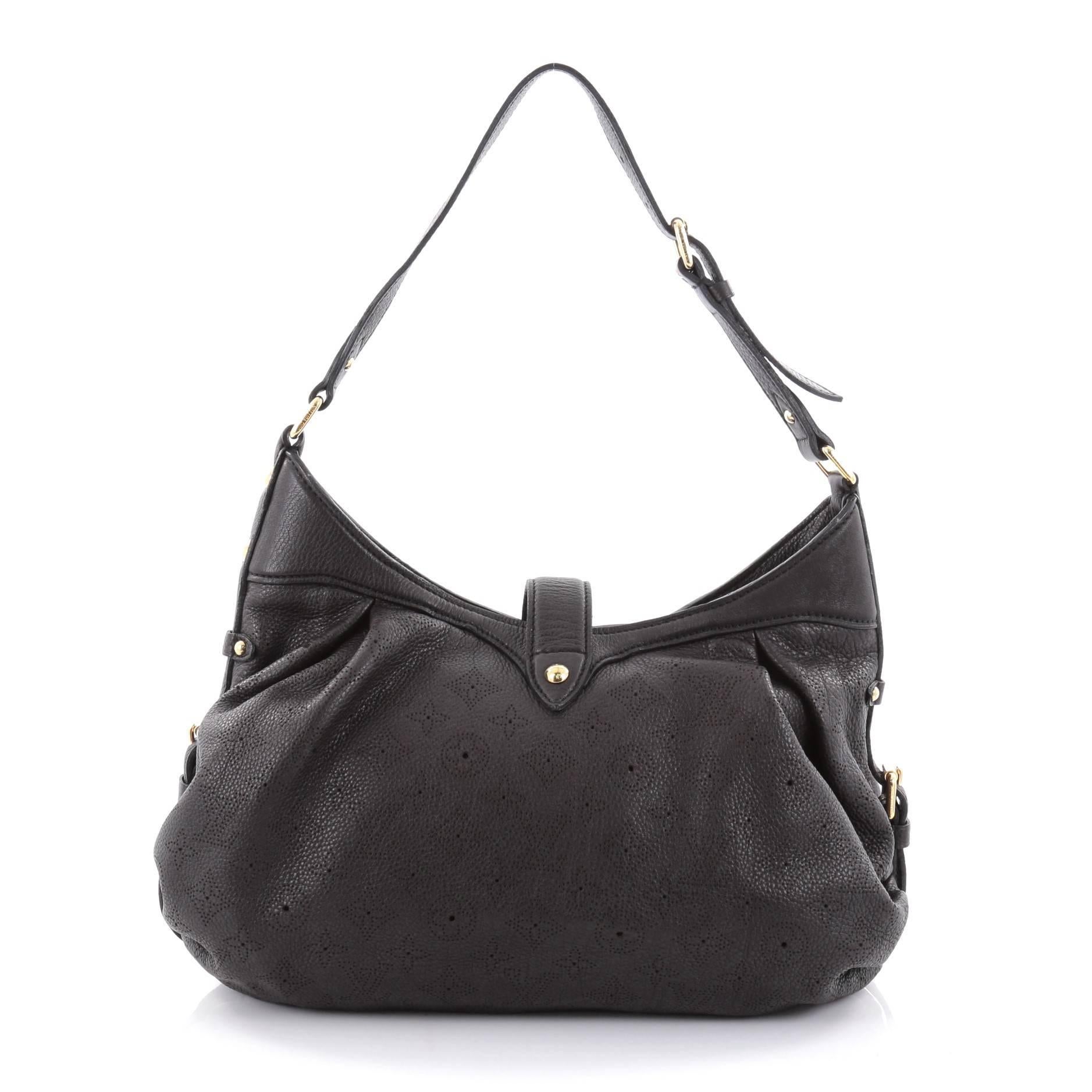 Louis Vuitton XS Crossbody Bag Mahina Leather  In Good Condition In NY, NY