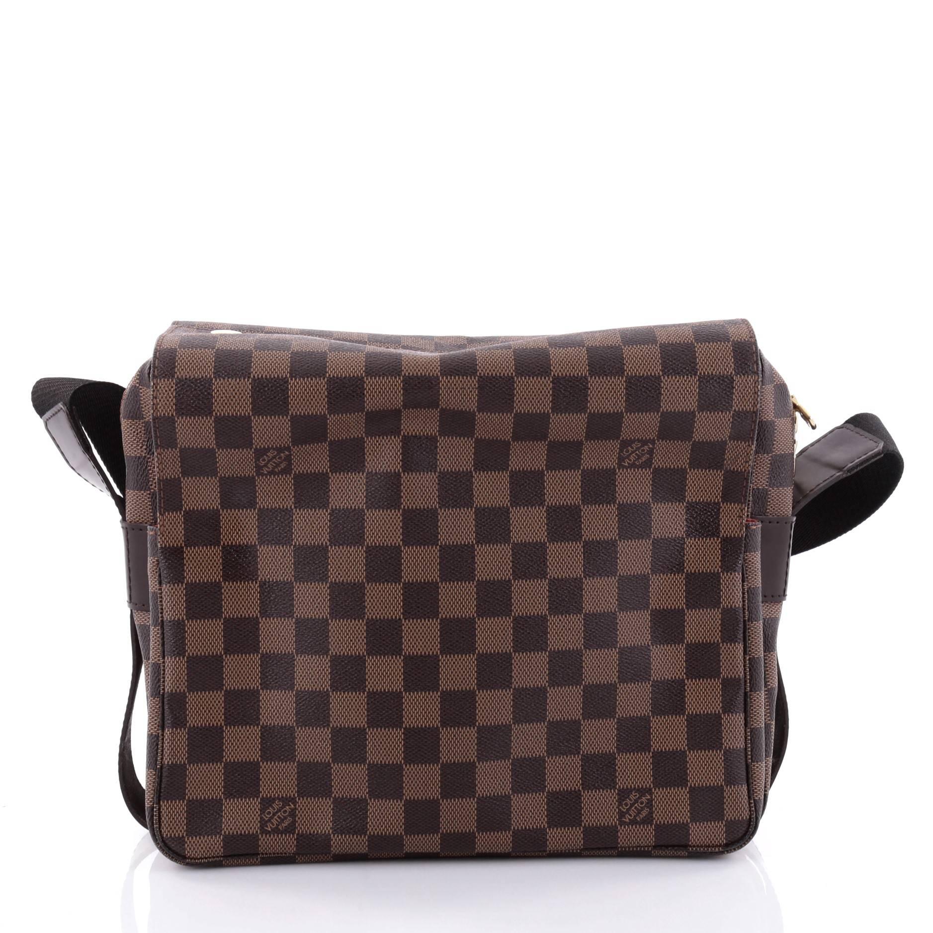 Louis Vuitton Naviglio Handbag Damier In Good Condition In NY, NY