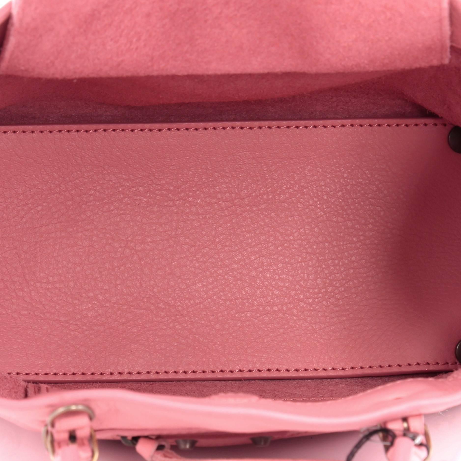 Balenciaga Papier A4 Zip Around Classic Studs Handbag Leather Mini 1