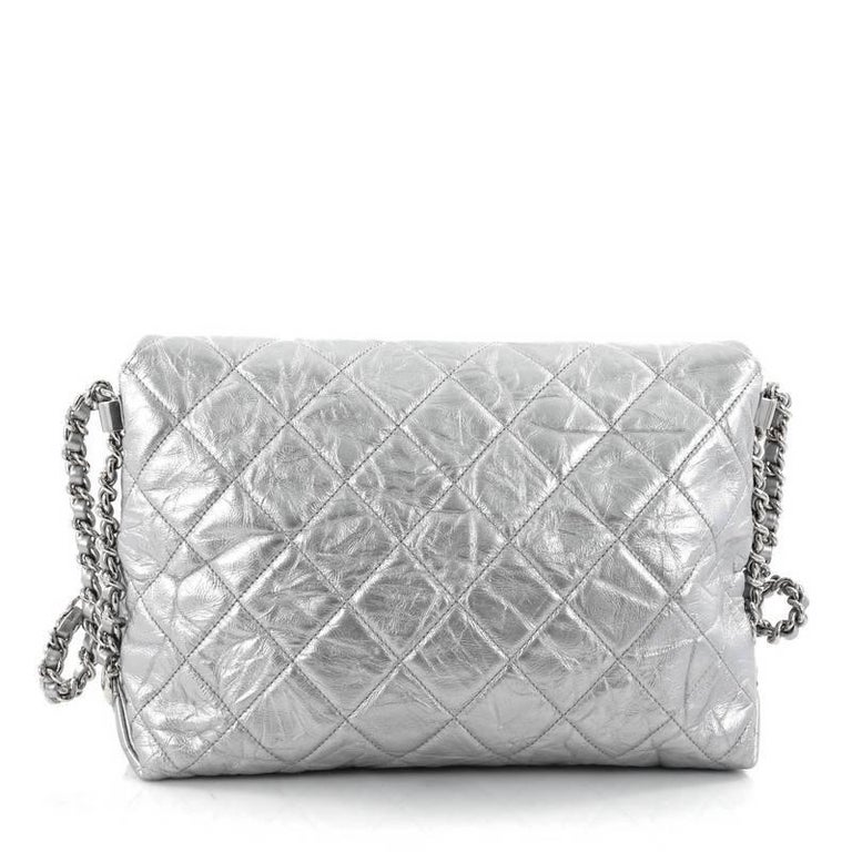 Chanel Big Bang Flap Bag Metallic Quilted Aged Calfskin at 1stDibs ...