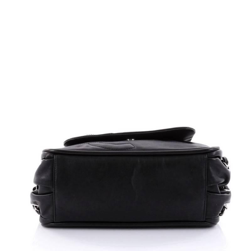 Women's Chanel Diagonal CC Ligne Accordion Flap Bag Lambskin Medium