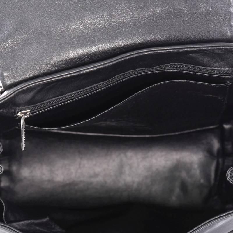 Chanel Diagonal CC Ligne Accordion Flap Bag Lambskin Medium 1