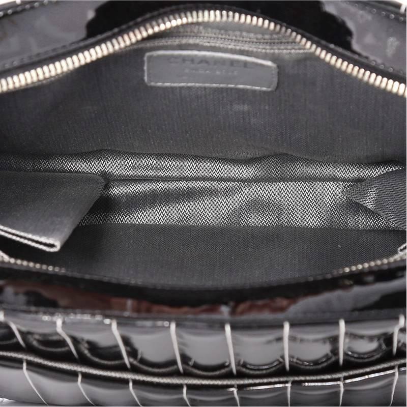 Women's Chanel Mademoiselle Camera Bag Vertical Quilted Patent Medium
