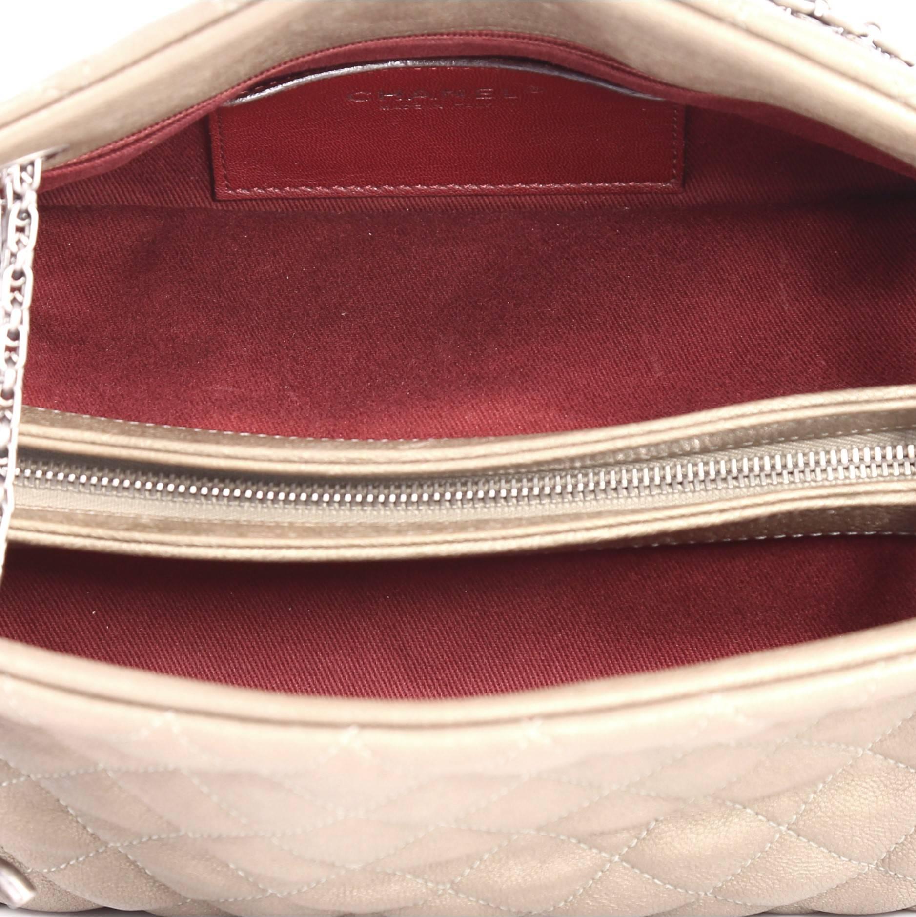 Chanel Just Mademoiselle Handbag Quilted Calfskin Medium 1