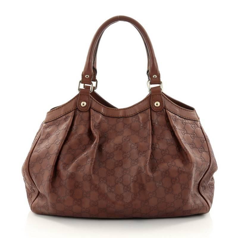 Gucci Sukey Tote Guccissima Leather Medium In Good Condition In NY, NY