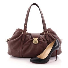 Louis Vuitton Lunar Handbag Mahina Leather GM