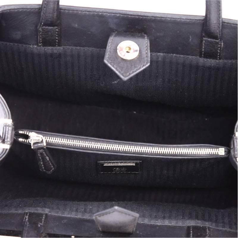 Fendi 2Jours Handbag Studded Leather Petite 1