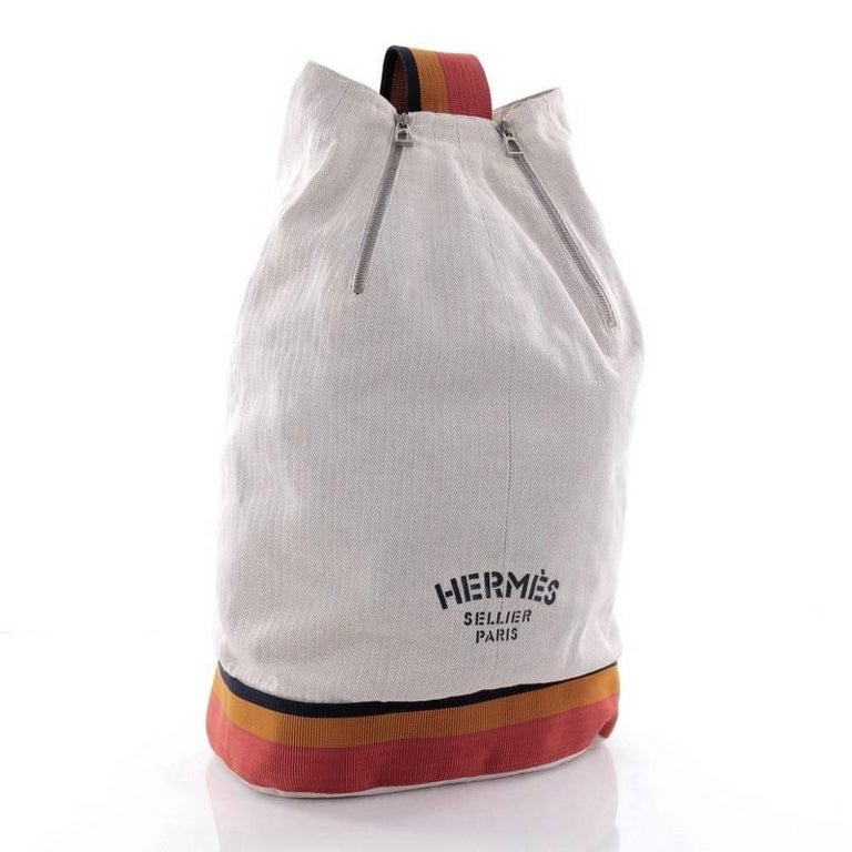Hermes Cavalier Sling Bag Toile and Nylon at 1stDibs | hermes sling bag ...