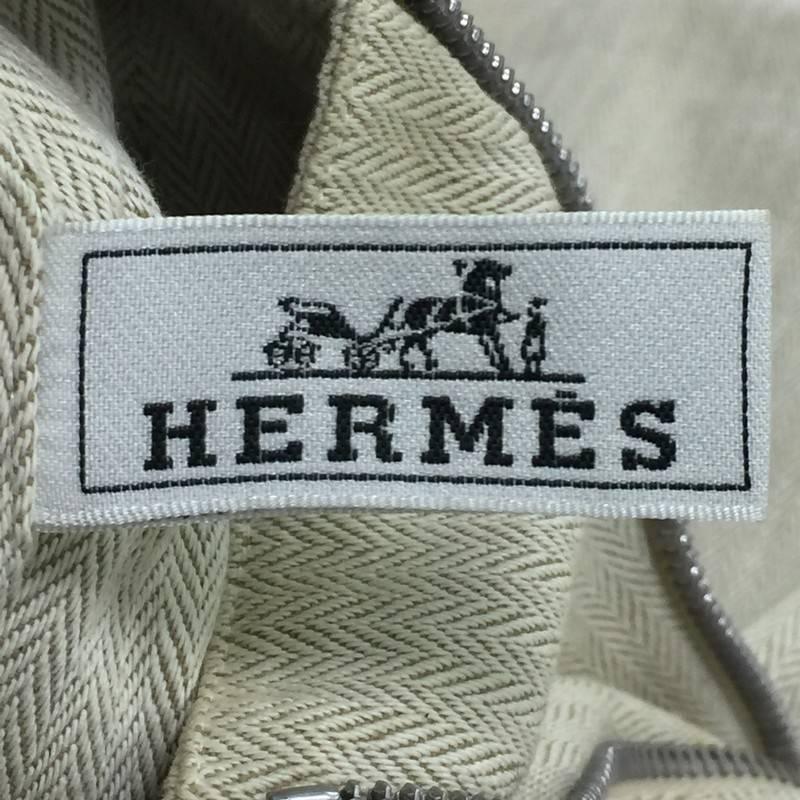 Women's Hermes Cavalier Sling Bag Toile and Nylon