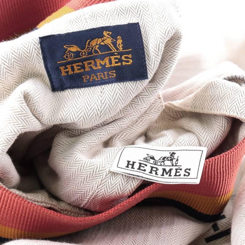 Hermes Cavalier Sling Bag Toile and Nylon In Good Condition In NY, NY