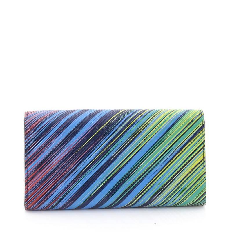 Louis Vuitton Twist Wallet Limited Edition Tropical Epi Leather In Good Condition In NY, NY