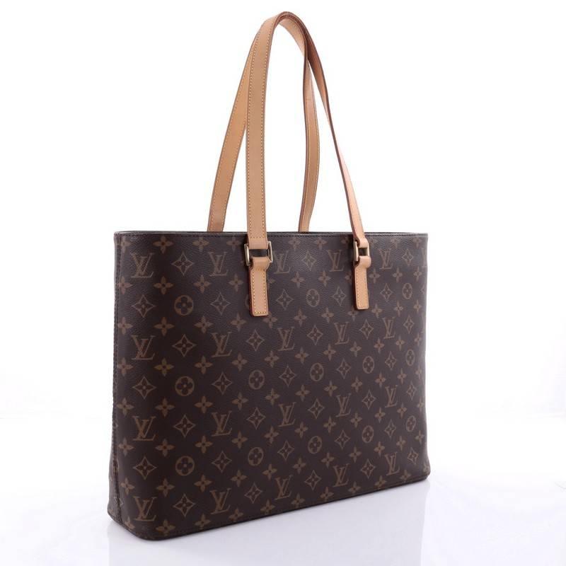 Black Louis Vuitton Luco Handbag Monogram Canvas