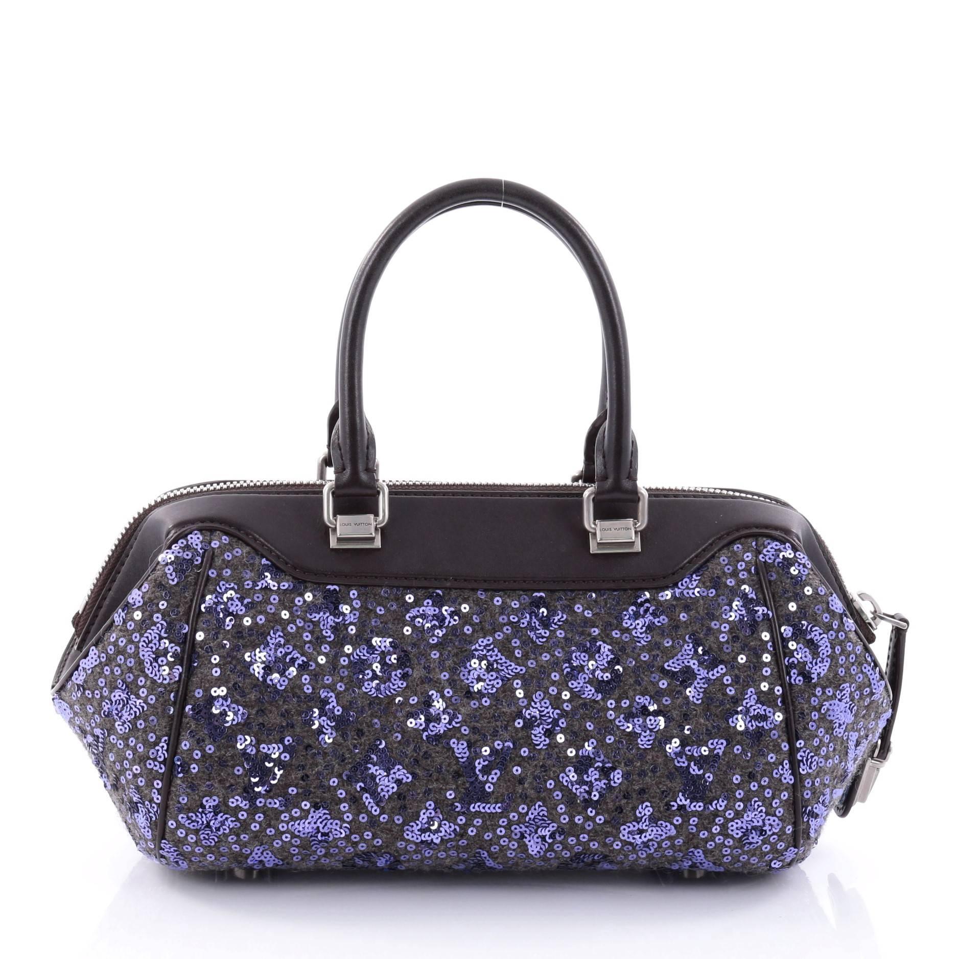 Black Louis Vuitton Baby Speedy Bag Limited Edition Sunshine Express