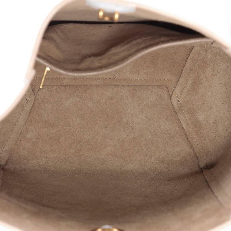 Gray Celine Sangle Seau Handbag Calfskin Small
