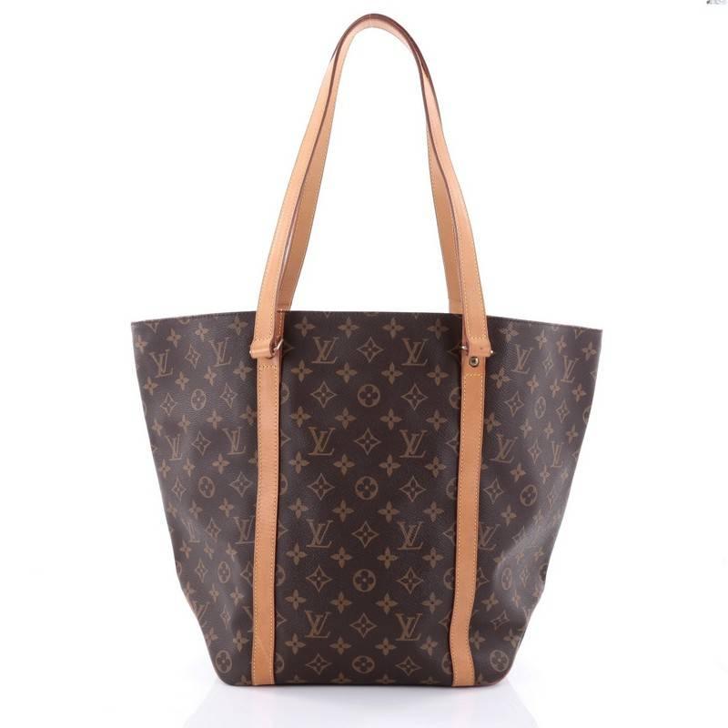 Louis Vuitton Shopping Sac Handbag Monogram Canvas MM  In Good Condition In NY, NY