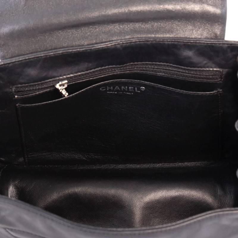Chanel Diagonal CC Ligne Accordion Flap Bag Lambskin Medium 1