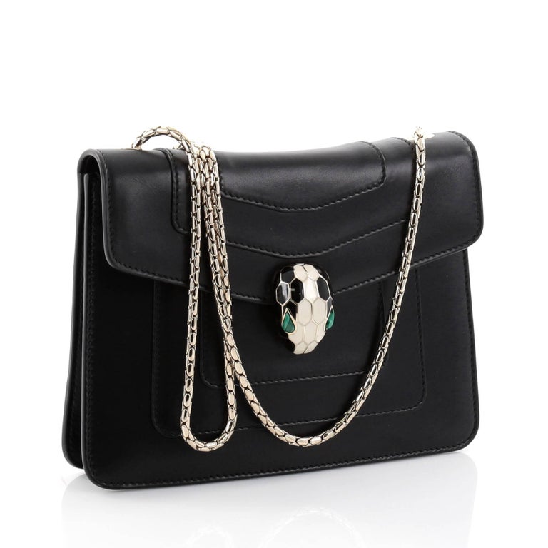Bvlgari Serpenti Forever Shoulder Bag Leather Small at 1stDibs